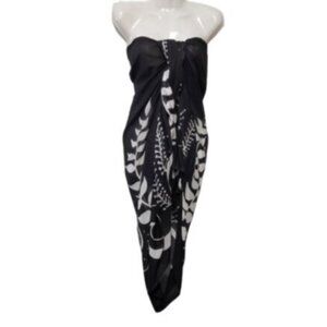 Womens Sarong Cotton Wrap Handpainted Batik Wrapskirt Beach Pareo Beachwear -NEW